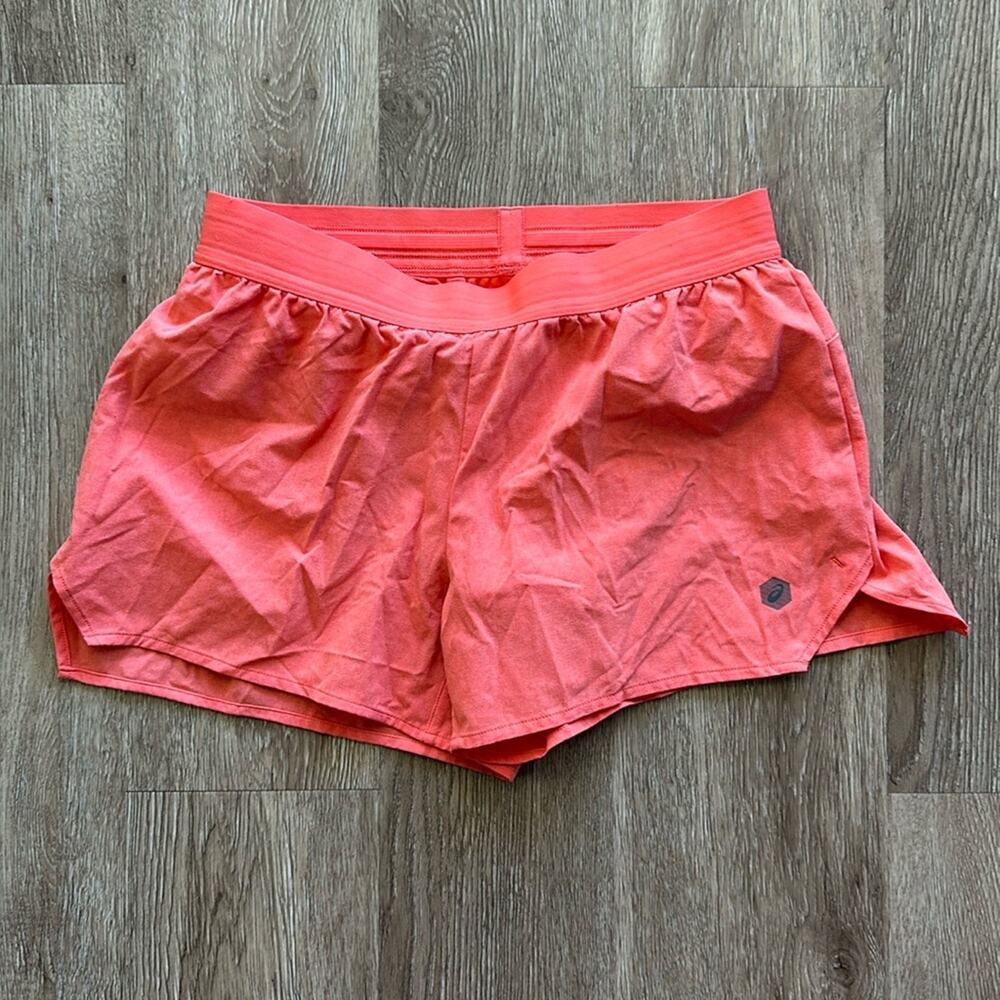 Asics Running Shorts Orange 3" Inseam Size Small